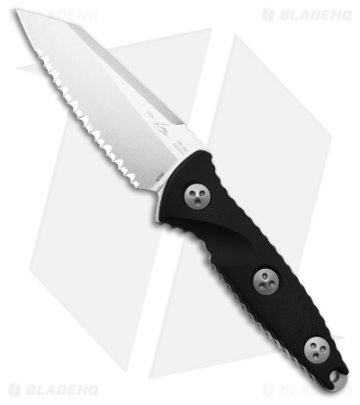 Microtech Socom Alpha Mini Warcom Fixed Blade Knife (3.7" SW Full Serr) 93M-12