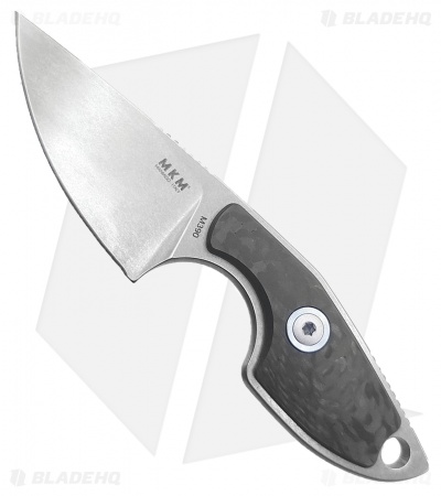 MKM Voxnaes Mikro 1 Fixed Blade Knife Carbon Fiber (2" SW)
