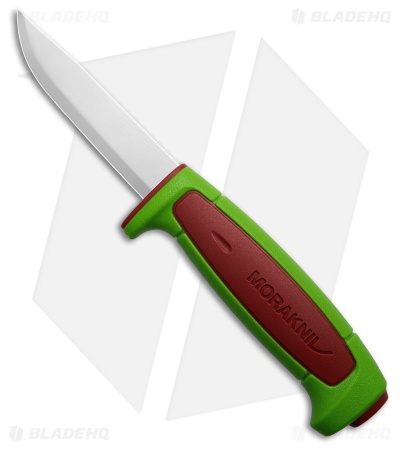 Morakniv Basic 546 Fixed Blade Knife Dala Red/Ivy Green (3.5" Satin)
