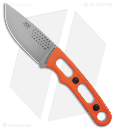 SOG Ether FX Fixed Blade Knife G-10 Blaze Orange (3.25" Satin) 17330157