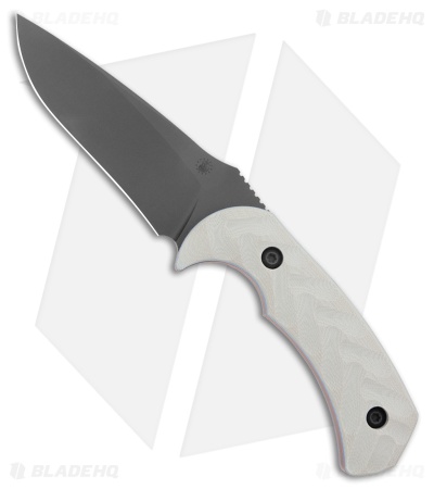 Toor Knives Mullet Drop Point Fixed Blade Knife Patriot G-10 (4" Black)