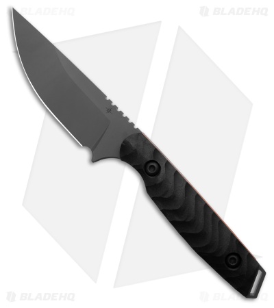 Toor Knives Field 3.0 Fixed Blade Knife Black Wood (3.8" Spanish Moss Ebony)