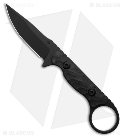 Toor Knives Jank Shank S Tactical Fixed Blade Knife Socom Black (3" Black)