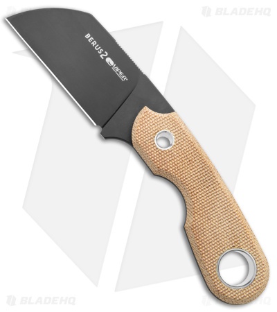 Viper Knives Berus Fixed Blade Knife Sheepsfoot Natural Micarta (2.6" DLC)