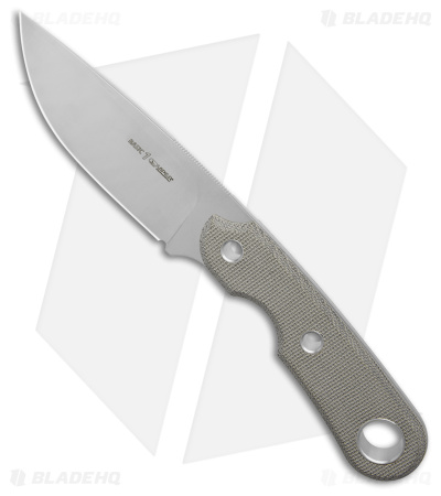 Viper Knives Basic 1 Fixed Blade Knife Green Micarta (3.8" Satin) VT 4026 CG