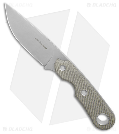 Viper Knives Basic 1 Fixed Blade Knife Green Micarta (3.8