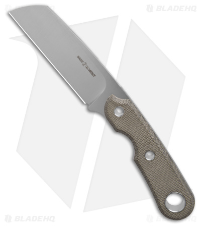 Viper Knives Basic 2 Fixed Blade Knife Green Micarta (3.7" Satin) MagnaCut