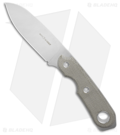 Viper Knives Basic 3 Fixed Blade Knife Green Micarta (4" Satin) MagnaCut