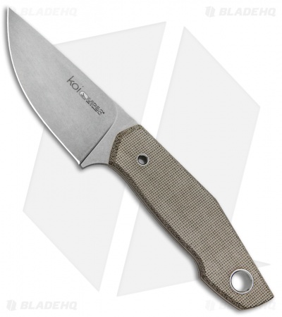 Viper Knives Voxnaes Koi Fixed Blade Green Micarta (3.5" Stonewash) VT4009CV