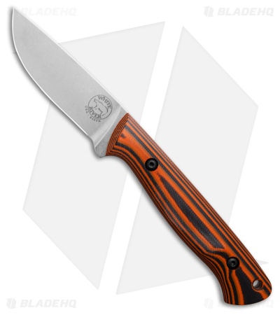 White River Knives Fry Utility Hunter Knife Orange/Black G-10 (3" SW)