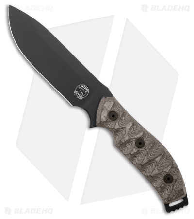 White River Knives GTI Knife Black/OD Green Micarta (5