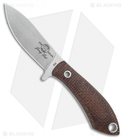 White River Knives Sendero Pack Knife Natural Burlap Micarta (3.25