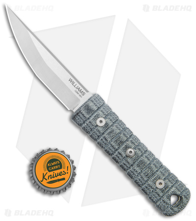 Williams Blade Design OZM 002 - Fixed Blade | Black Micarta | Blade HQ