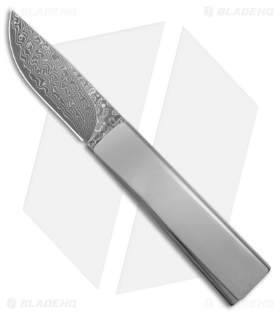 AGA Campolin Dragonfly Gravity Knife Stainless Steel (2.9" Damascus)