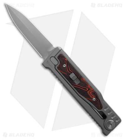 Reate EXO-M Dagger Manual OTF Knife Titanium/Black Orange G-10 (3.25" Satin)