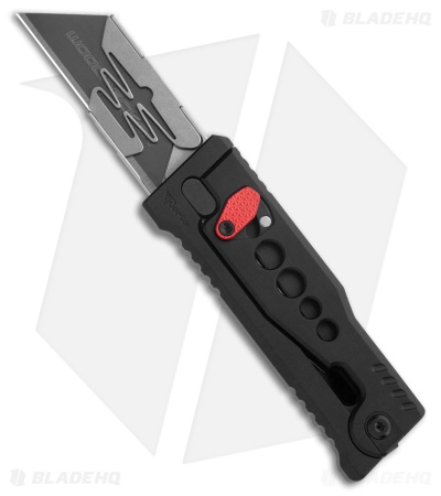 Reate EXO-U Gravity Knife Black Speedhole Aluminum (2.3" Utility)