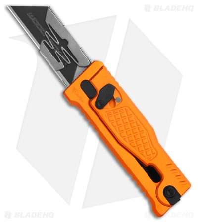 Reate EXO-U Gravity Knife Orange Diamond Frag Aluminum (2.3" Utility)