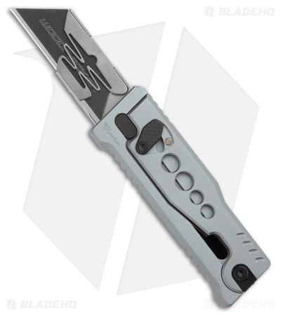 Reate EXO-U Gravity Knife Silver Speedhole Aluminum (2.3" Utility)