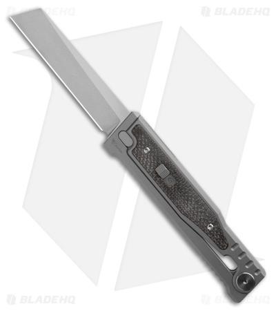 Reate OG EXO Coping Gravity Knife Titanium/Black Micarta (3.75" Satin)