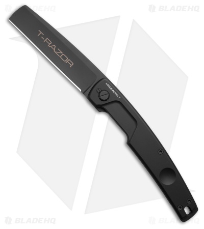 Extrema Ratio T Razor Liner Lock Knife Black Aluminum (3.75