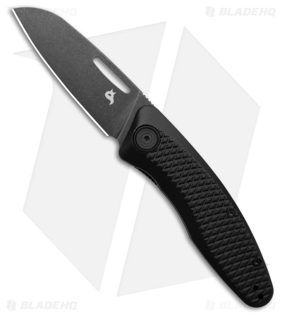 BlackFox Feresa Liner Lock Knife Black Aluminum (3.1" Black Stonewash)