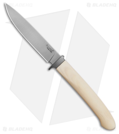 LionSteel AGO Fixed Blade Knife White Micarta (3.1" Satin M390) AG1 M