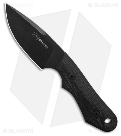 Viper Handy Dark MagnaCut Fixed Blade Knife Black SureTouch (3.4" Black SW)