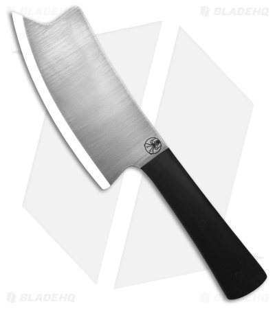 Drifter Blades Kodiak Cleaver Fixed Blade Knife Black G-10 (6.5" Battleworn)