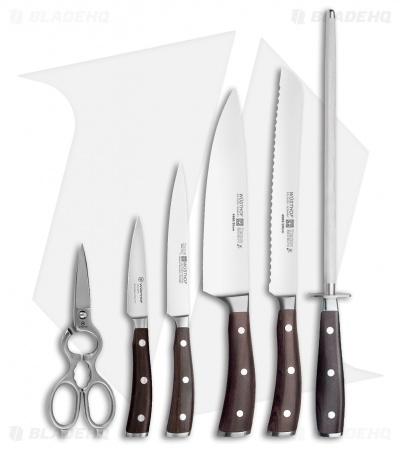 Wusthof Ikon 7-Piece Kitchen Knife Block Set