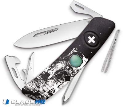 Swiza D04 Moonwalk Swiss Pocket Knife Black (3" Satin)