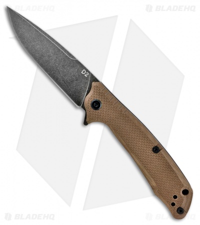 ABKT Elite Desert Scavenger Liner Lock Knife Tan G-10 (3.5