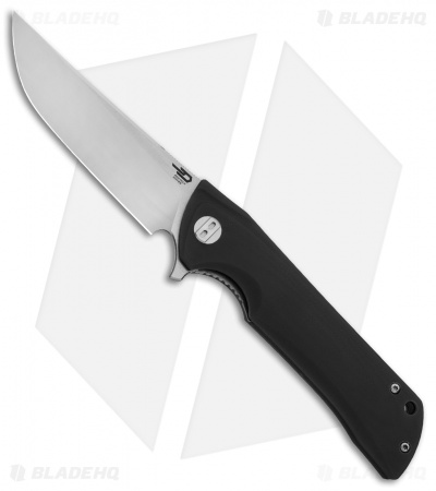 Bestech Knives Paladin Liner Lock Knife Black G-10 (3.6" Satin) BG13A-1