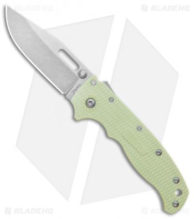 Demko Knives AD20.5 Shark Foot Shark-Lock Knife Black Grivory (3" Black)