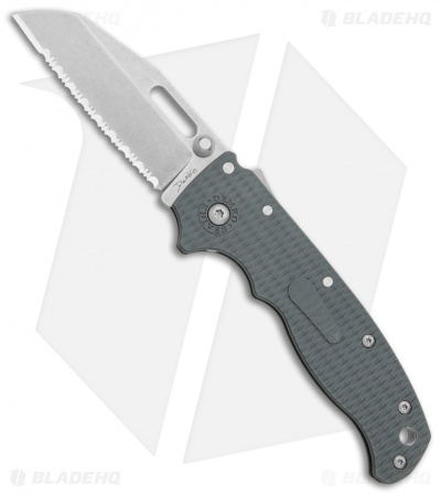 Demko Knives AD20.5 Shark Foot Shark-Lock Knife Gray Grivory (3