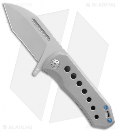 EOS Orca-S  Frame Lock Knife Titantum/Ano Hardware (3")  *Discounted*