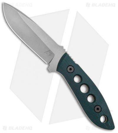 Krein Knives K9 Model 6 Fixed Blade Knife Forest G-10 (3.75" Stonewash)