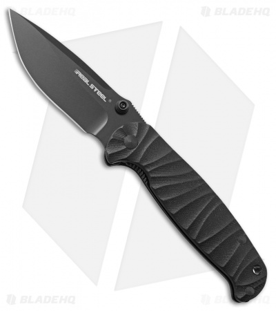 Real Steel H6 Special Edition II Liner Lock Knife Black G-10 (3.75