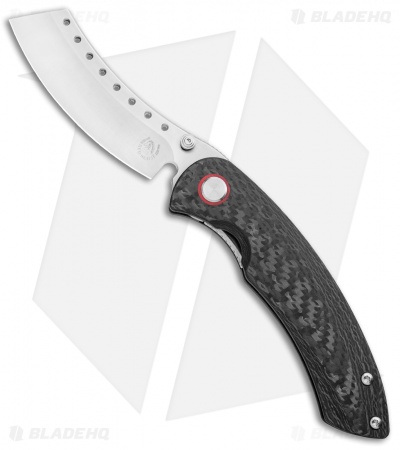 Red Horse Knife Works Hell Razor P Liner Lock Knife Carbon Fiber (3.6" Satin)