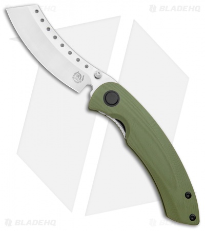 Red Horse Knife Works Hell Razor P  Liner Lock Knife OD Green G10 (3.6