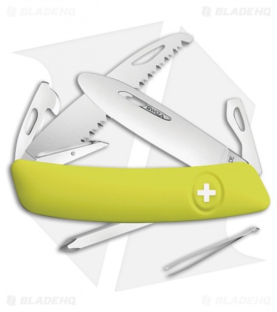 Swiza D05 Swiss Pocket Knife Yellow (3" Satin)