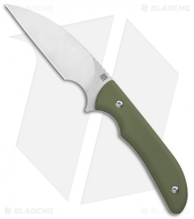 Artisan Cutlery Sea Snake Fixed Blade Knife Green G-10 (3.1