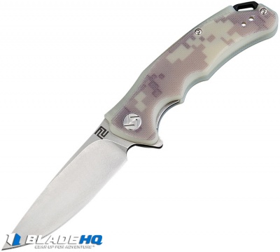 Artisan Cutlery Small Tradition Liner Lock Knife Digital Camo G-10 (3" SW)