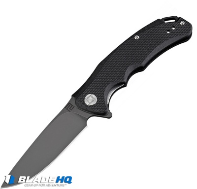 Artisan Cutlery Tradition Liner Lock Knife Black G-10 (3.8" Black)