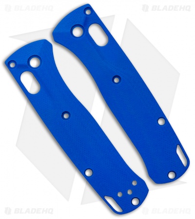 Flytanium Crossfade Blue G-10 Scales for Benchmade Mini Bugout Knife