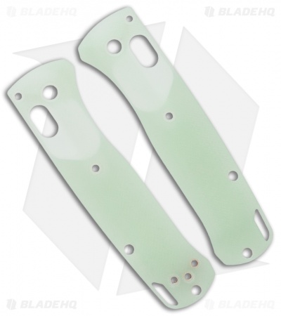 Flytanium Crossfade Jade G-10 Scales for Benchmade Mini Bugout Knife