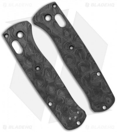 Flytanium Classic Raindrop Carbon Fiber Scales for Benchmade Bugout Knife