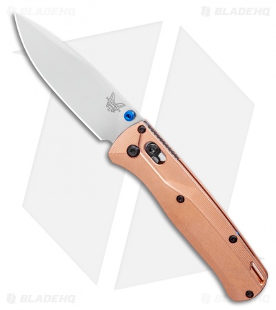 Flytanium Copper Crossfade + Benchmade Bugout Knife (3.24" Gray)