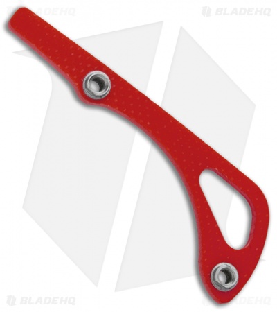 Flytanium Fire Red G-10 Bugout Backspacer for Benchmade Bugout