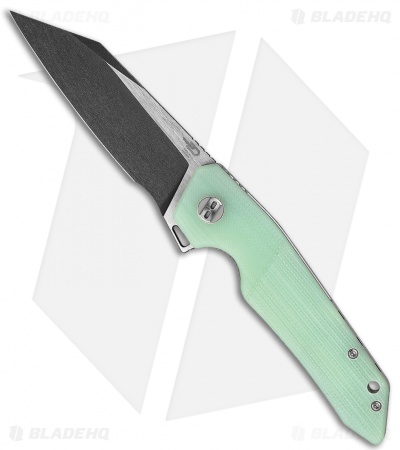 Bestech Knives Barracuda Liner Lock Knife Jade G-10 (3.5