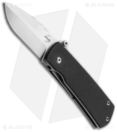 Boker Plus Shamsher Automatic Liner Lock Knife Black G-10 (1.9" Satin) 01BO361